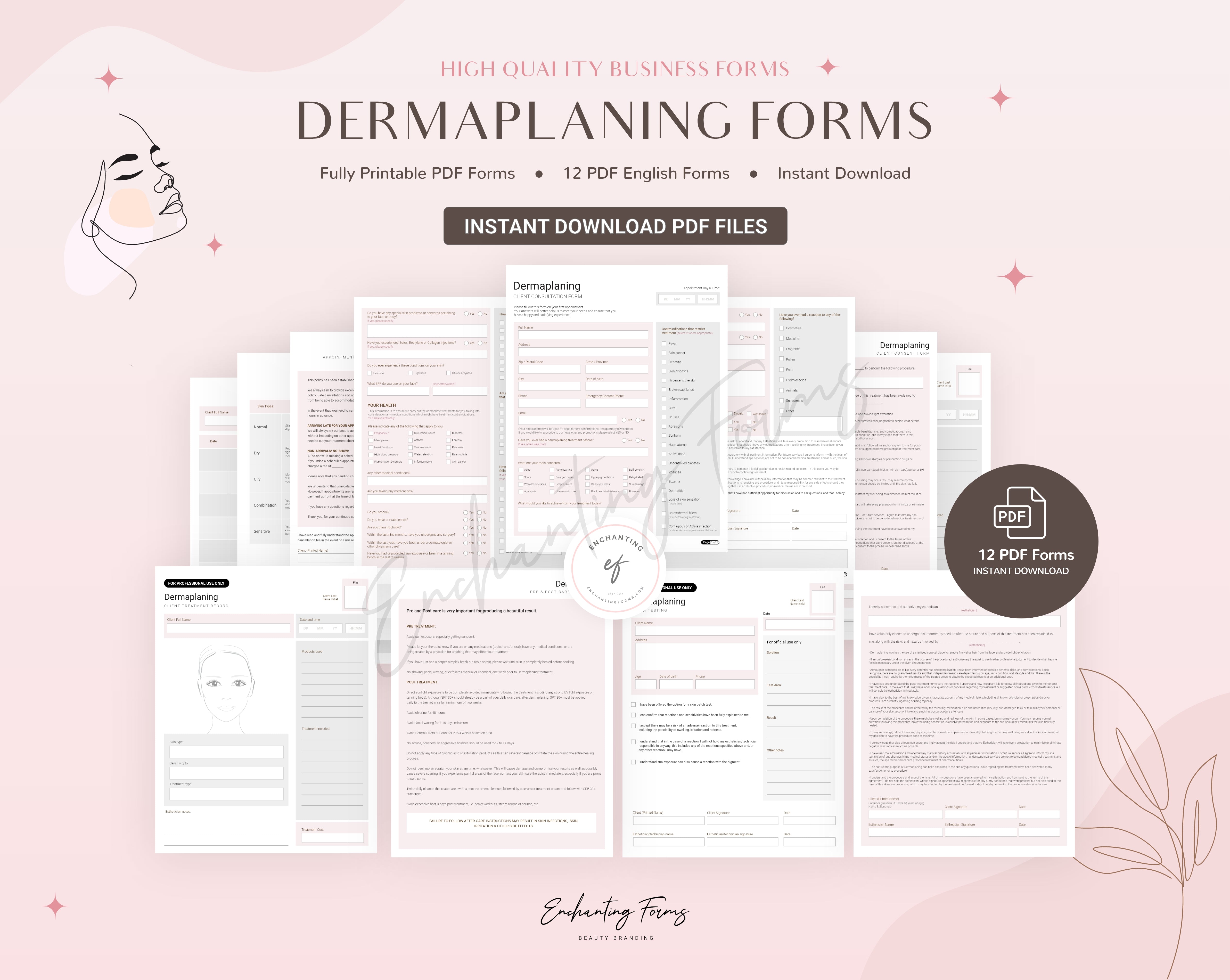 Dermaplaning Consultation & Consent Forms