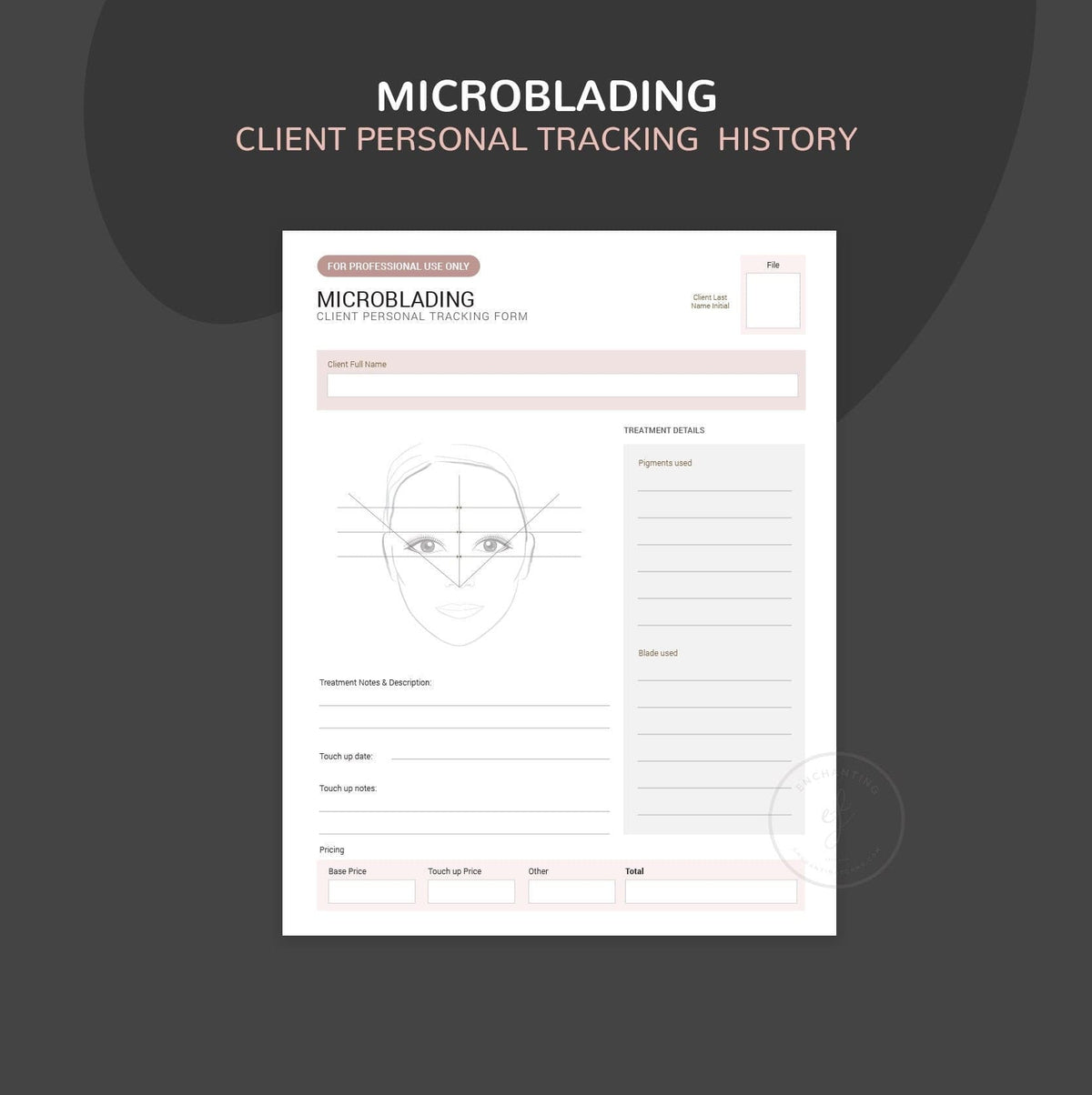 Microblading Consent Form | Consultation PDF Bundle