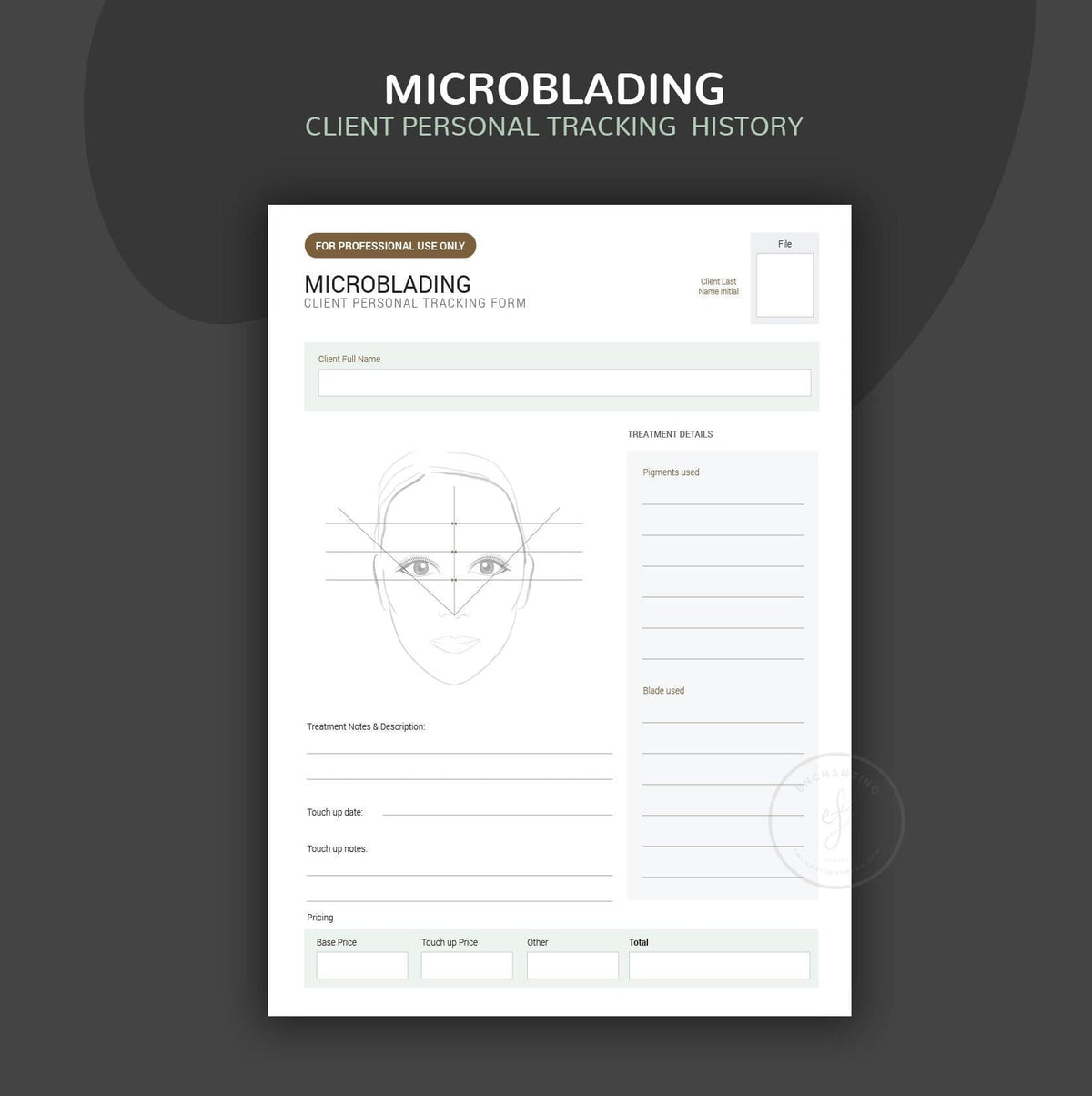 Microblading Intake Forms | Consent PDF Bundle