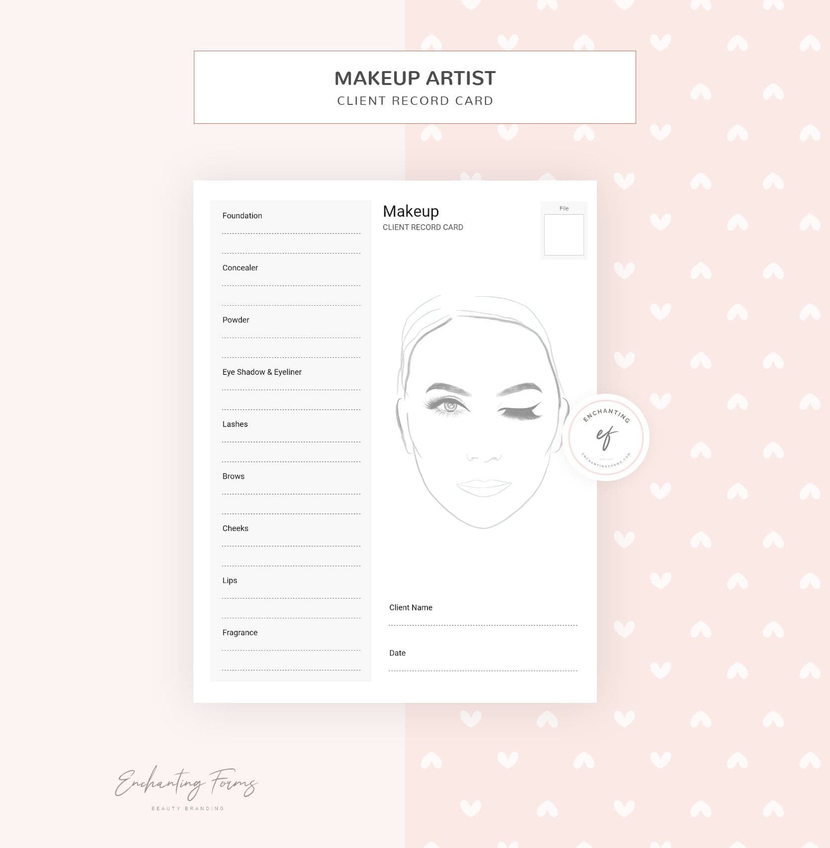 Makeup Artist Consultation & Consent Forms