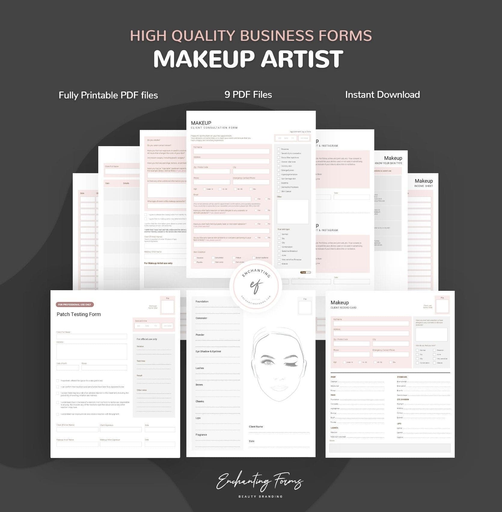 Makeup Artist Consultation & Consent Forms