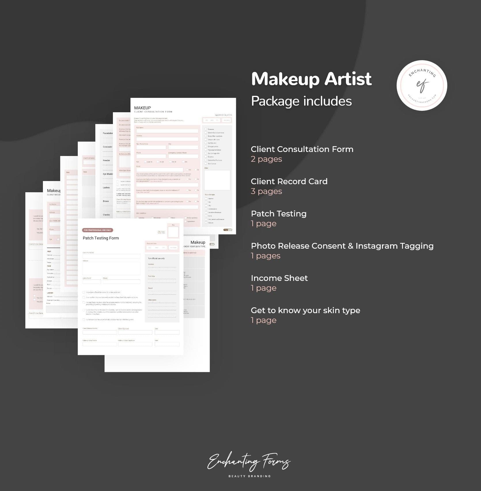 Makeup Artist Consultation & Consent Forms
